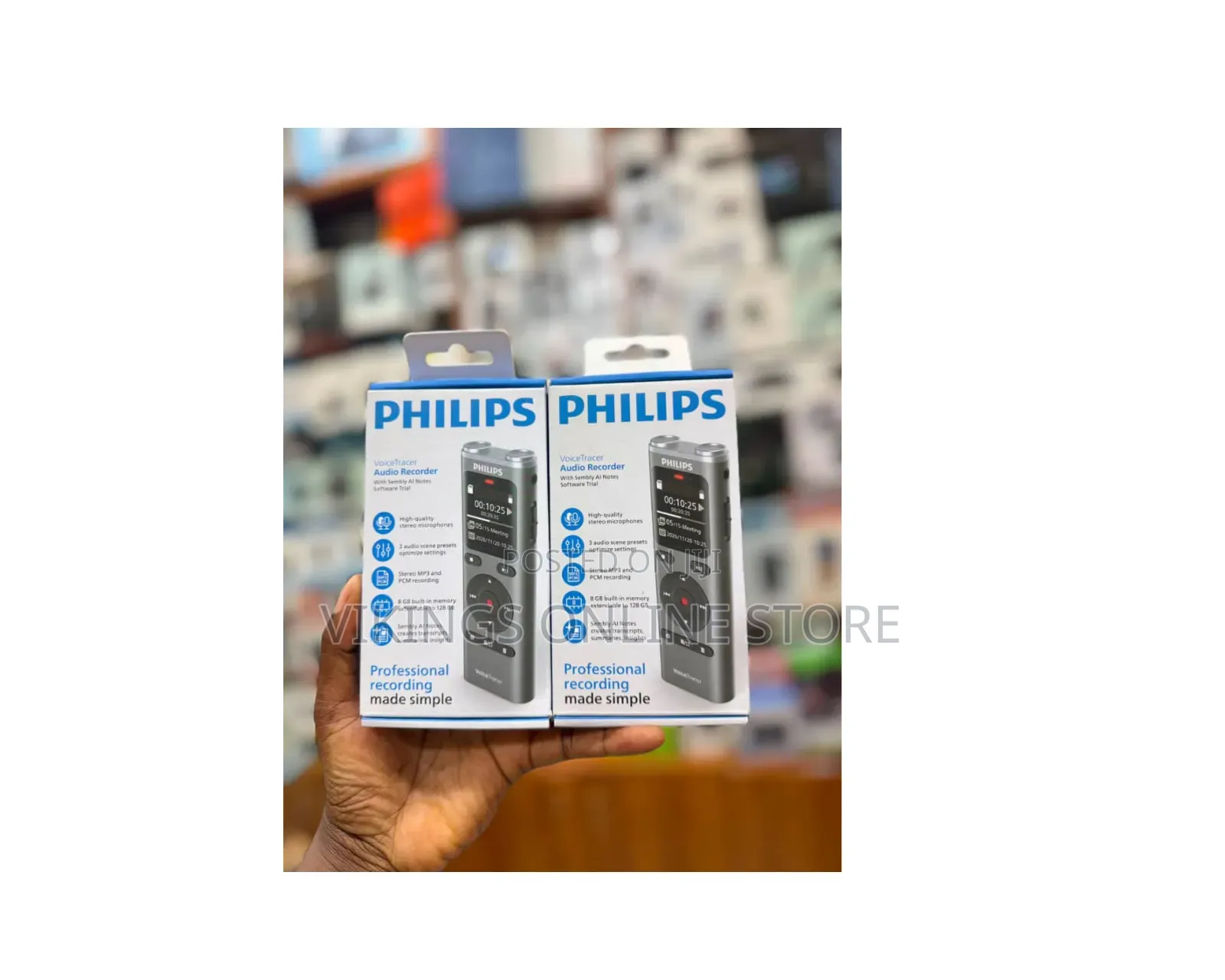 Philips VoiceTracer DVT2075 Digital Audio Recorder