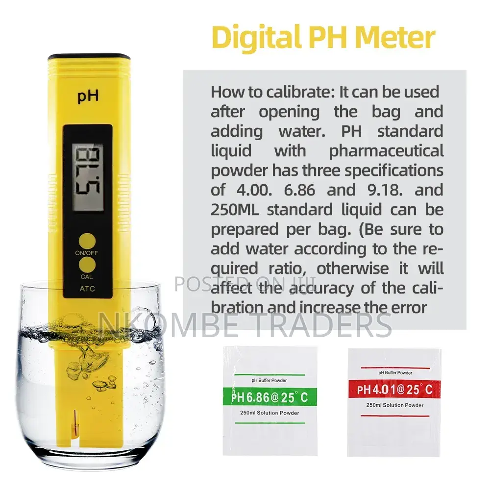 Calibrated Digital pH Meter