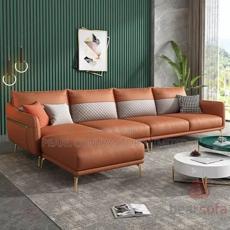 Sofas/Cotton Leather 5 L Seaters Sofa Couches Any Colour 1,700,000/-