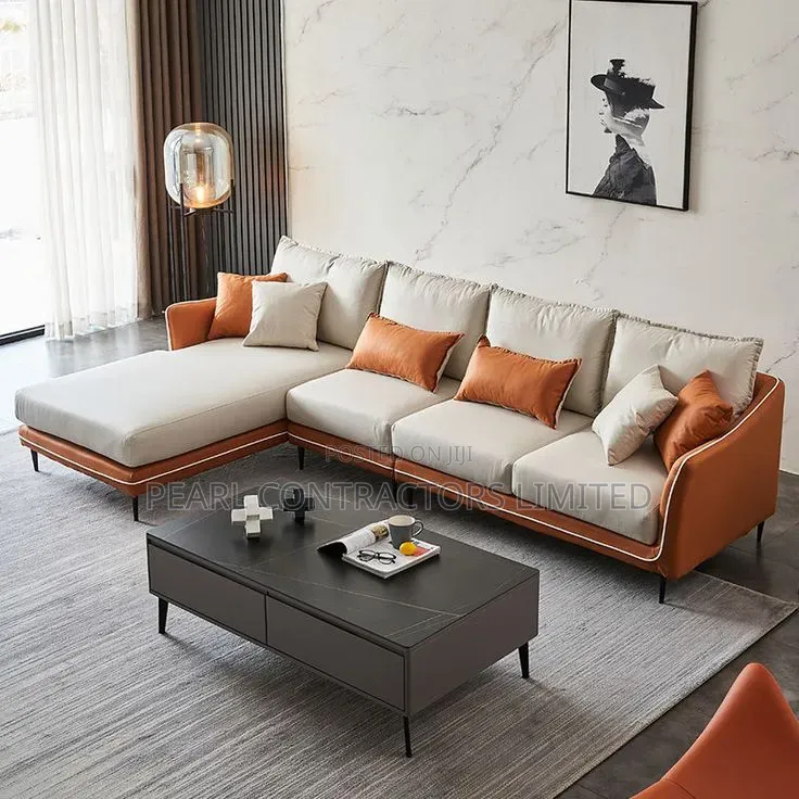 Sofas/Cotton Leather 5 L Seaters Sofa Couches Any Colour 1,700,000/-