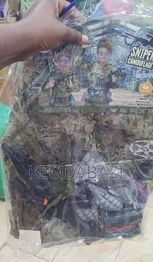 Children's Sniper Camouflage Role-Playing Costume Set(3-7)