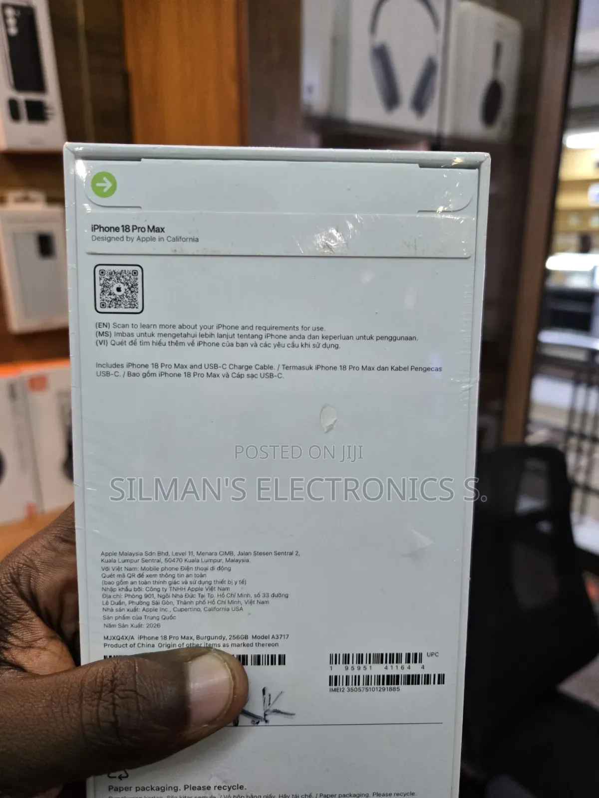 New Apple iPhone 18 Pro Max 256 GB Purple