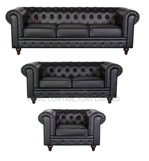 Sofas/6 Seaters Leather Chesterfield Sofas in Any Colour 2,500,000/-