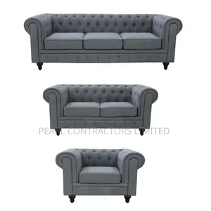 Sofas/6 Seaters Light Grey Chesterfield Sofas Any Colour 2,500,000/-
