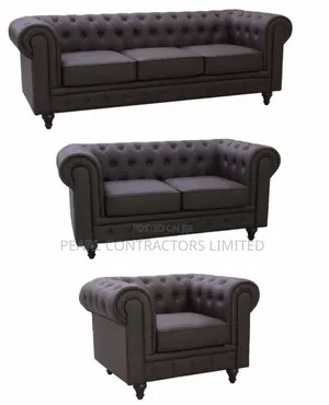 Sofas/Pale Brown 6 Seater Chesterfield Sofas in Any Colour 2,500,000/-