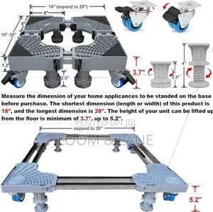 Super Heavy Duty Adjustable, Multi-Functional Movable Base