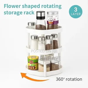 3-Tier, Kitchen Storage and Spice Rack Organizer.