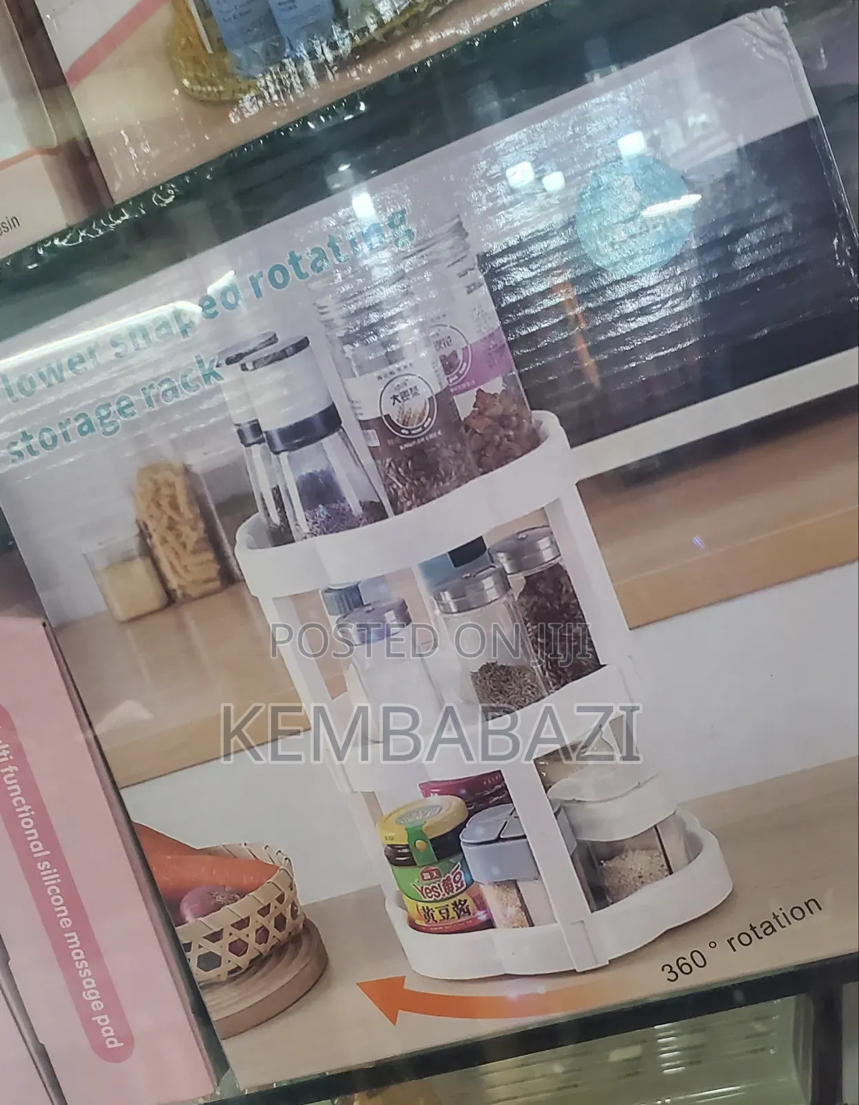 3-Tier, Kitchen Storage and Spice Rack Organizer.