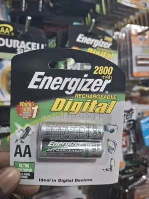 Energizer Rechargeable AA 2800 mAh Batteries.