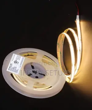 5m COB LED Strip Lights, Warm White 5500Lm for TV Gaming Setup