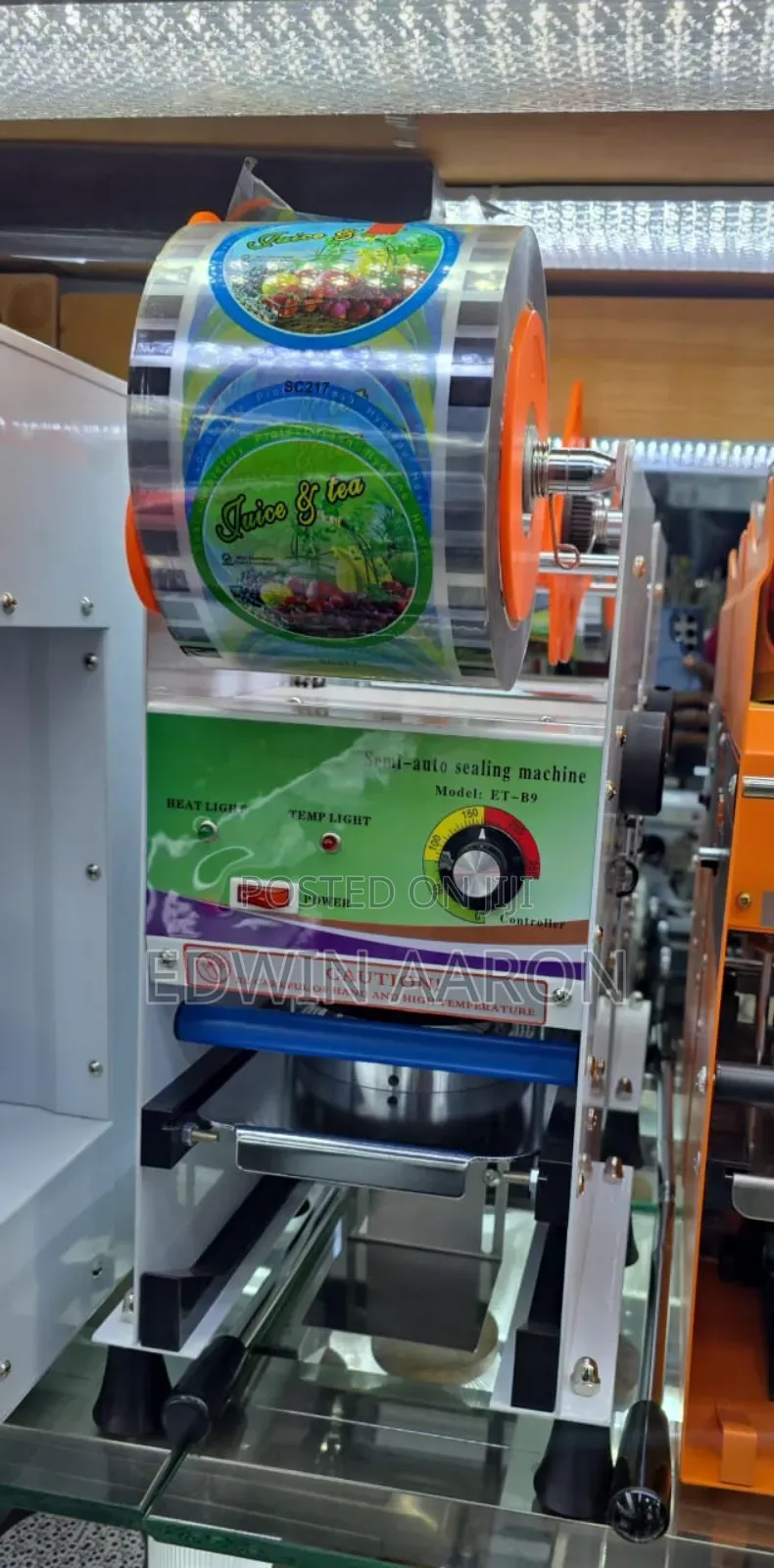 Semi Automatic Cup Sealing Machine