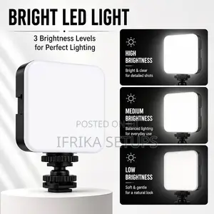 6-in-1 Smartphone Vlogging Kit With Mic LED Light for Beginners