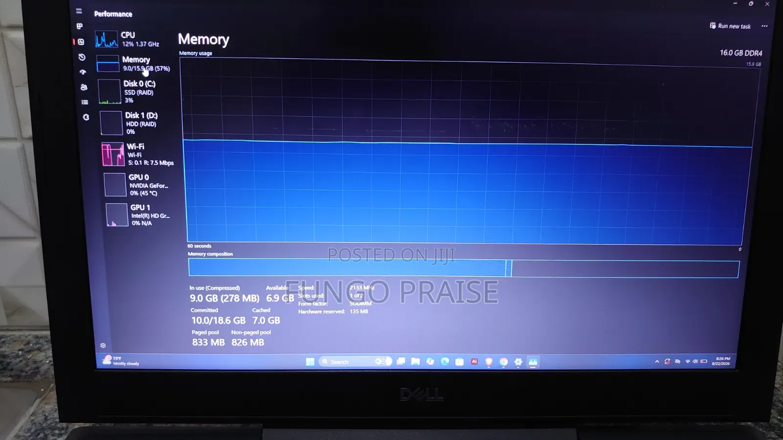 Laptop Dell Inspiron 15 7577 Gaming 16GB Intel Core i5 HDD+SSD 512GB