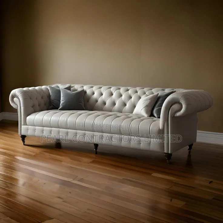 Sofas/3 Seaters Mongolian Chesterfield Sofas in Any Colour