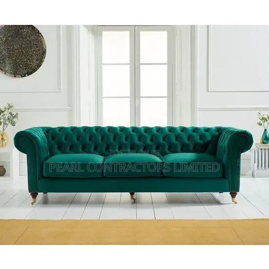 Sofas/3 Seaters Mongolian Chesterfield Sofas in Any Colour