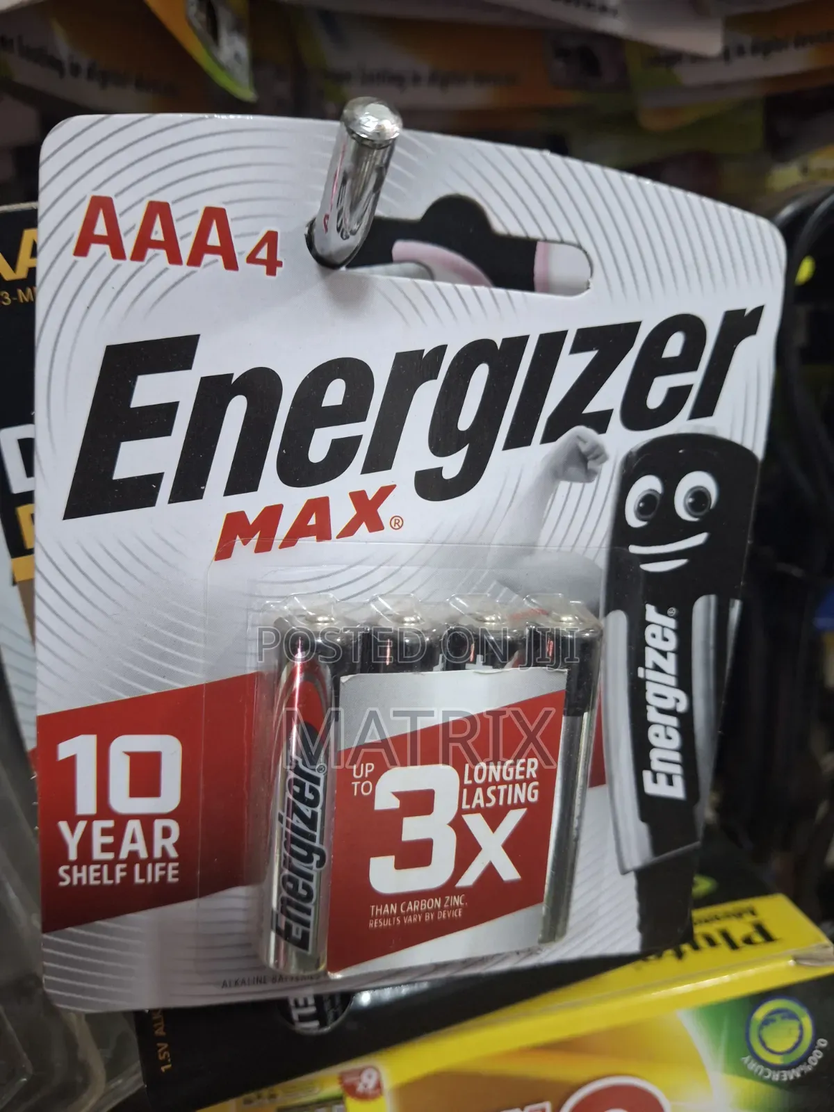 Energizer Max Alkaline AAA Batteries (4pc)