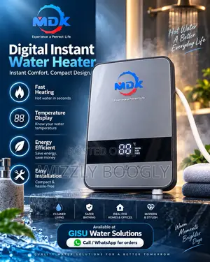 MDK Premium Digital Instant Water Heater.