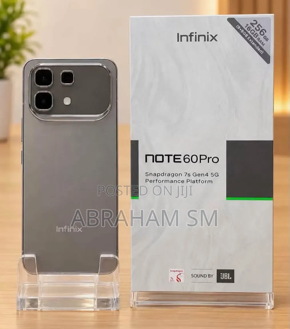 New Infinix Note 60 Pro 256 GB Graphite