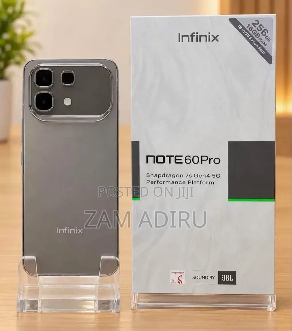 New Infinix Note 60 Pro 256 GB Graphite