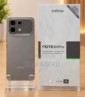 New Infinix Note 60 Pro 256 GB Graphite