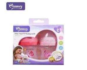 2pcs Momeasy 120ml Wide-Neck PP Anti-Colic Feeding Bottles