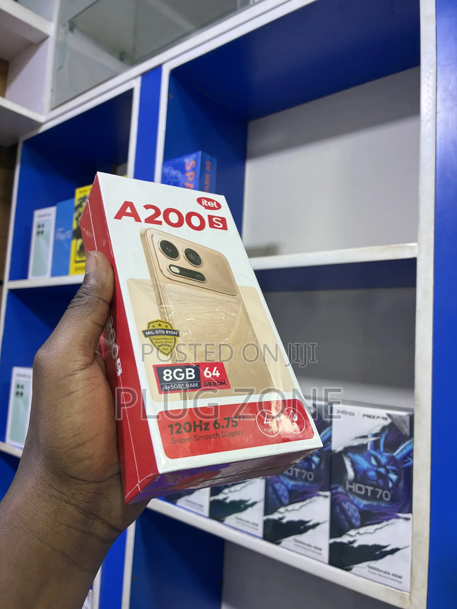 New Itel A200+ 64 GB Gold