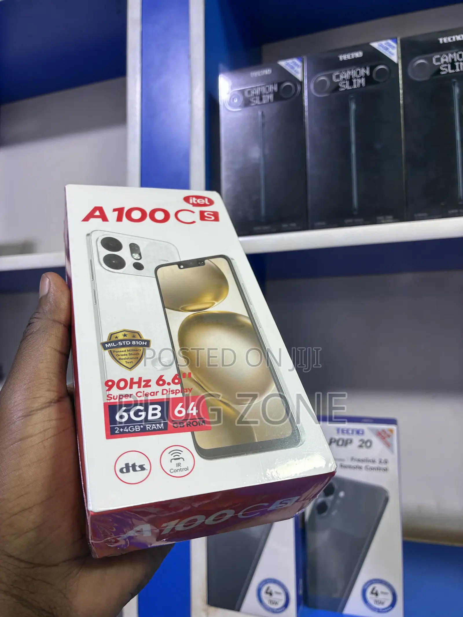 New Itel A100C 64 GB White