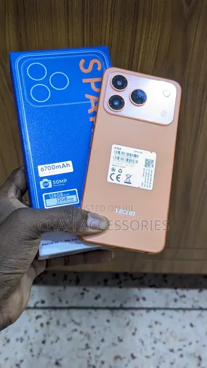 New Tecno Spark 50 128 GB Orange