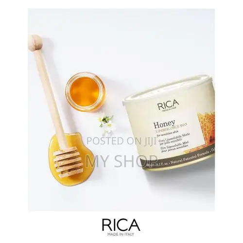 Rica Professional Hair Removal Wax - Wax Honey (Yellow) 400 Ml Jar