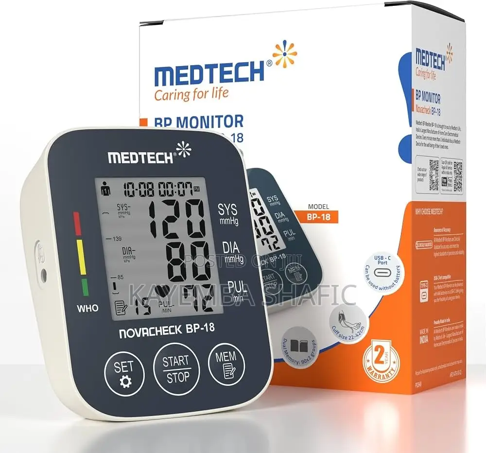 Medtech Novacheck BP-18 Digital Upper Arm Blood Pressure Monitor