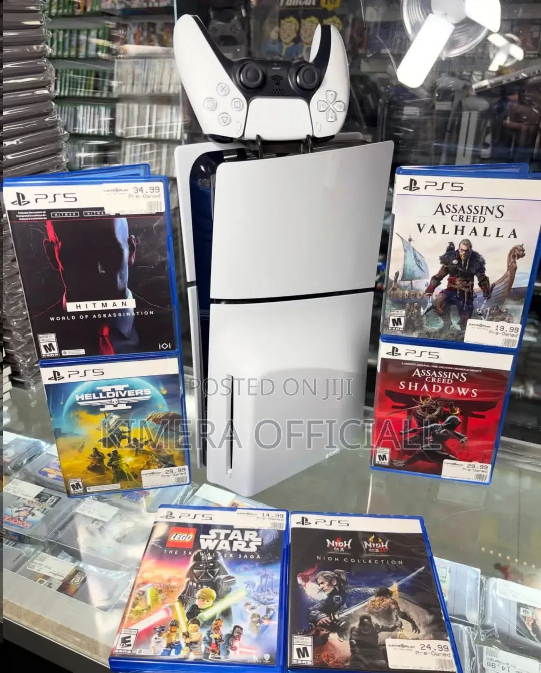 UK Used PS5 Slim Disc 1TB + Original Pad 4 Games – Kimera Official