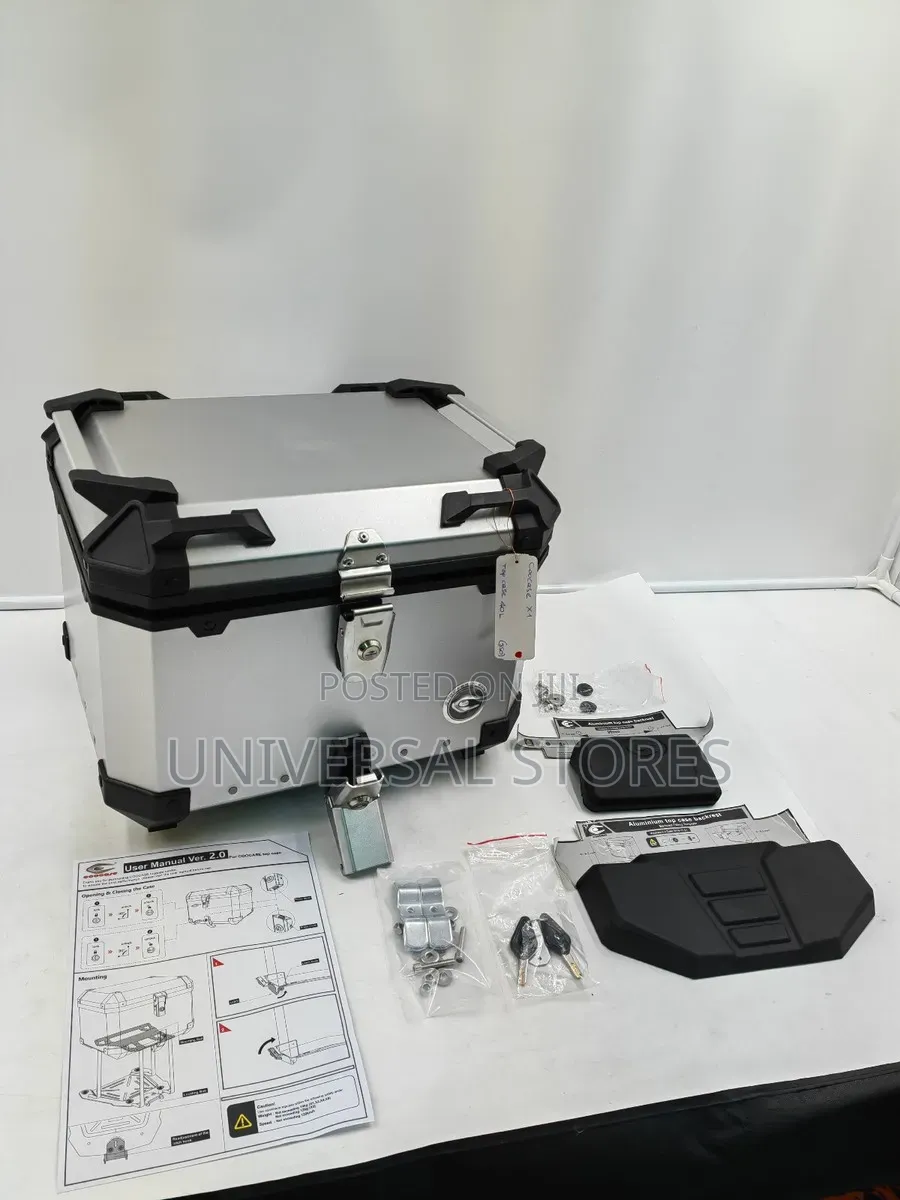 Heavy-Duty Aluminum Motorcycle Top Box (Luggage Tail Case)