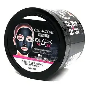 Charcoal White Black Mask - Deep-Cleansing, Peel-Off Facial Treatment