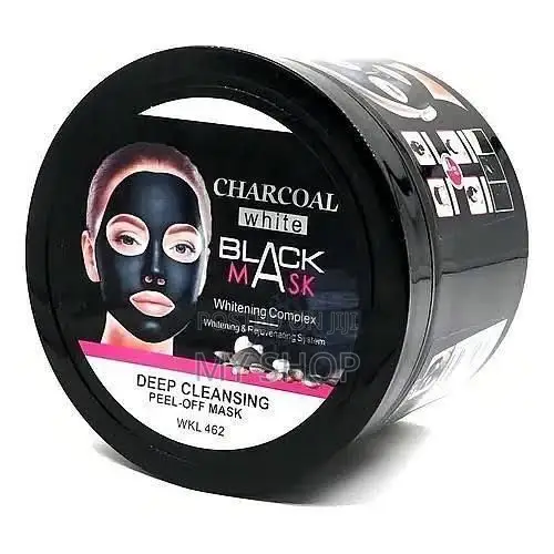 Charcoal White Black Mask - Deep-Cleansing, Peel-Off Facial Treatment