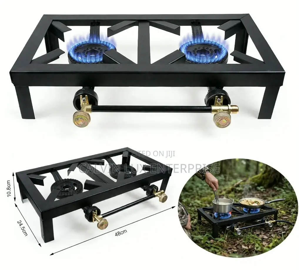 Heavy Duty Gas Burner Double