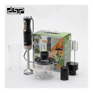 DSP Hand Blender 5-in-1 - 700ml Measuring Cup, Egg Whisk, Grinder