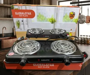 GlobalStar Double Coil Electric Hot Plate Stove – Countertop Cooktop