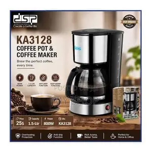 DSP Coffee Maker Machine - Electric Drip Coffee Brewer