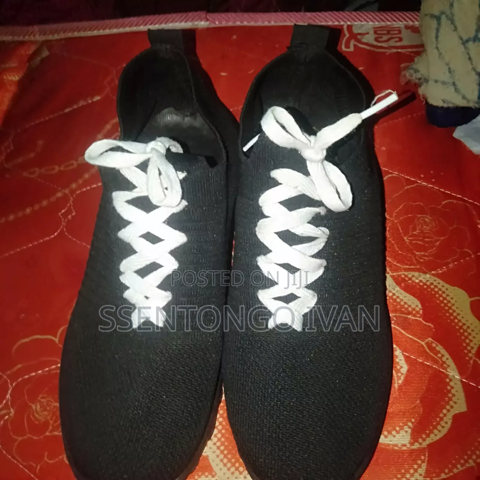 Black Shoes With White Shoe Lets