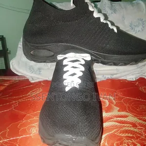 Black Shoes With White Shoe Lets