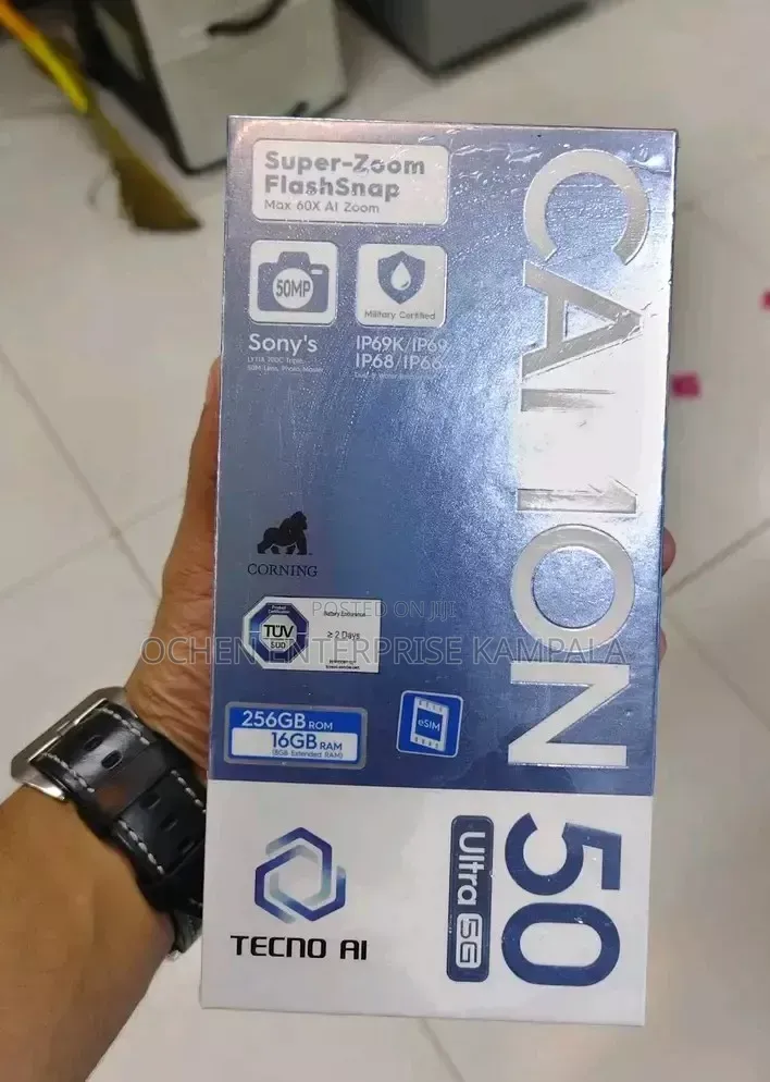 New Tecno Camon 50 Ultra 256 GB Black
