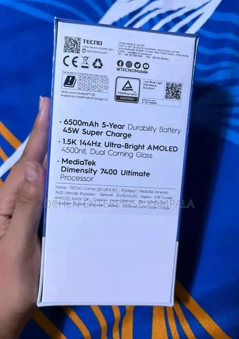 New Tecno Camon 50 Ultra 256 GB Purple