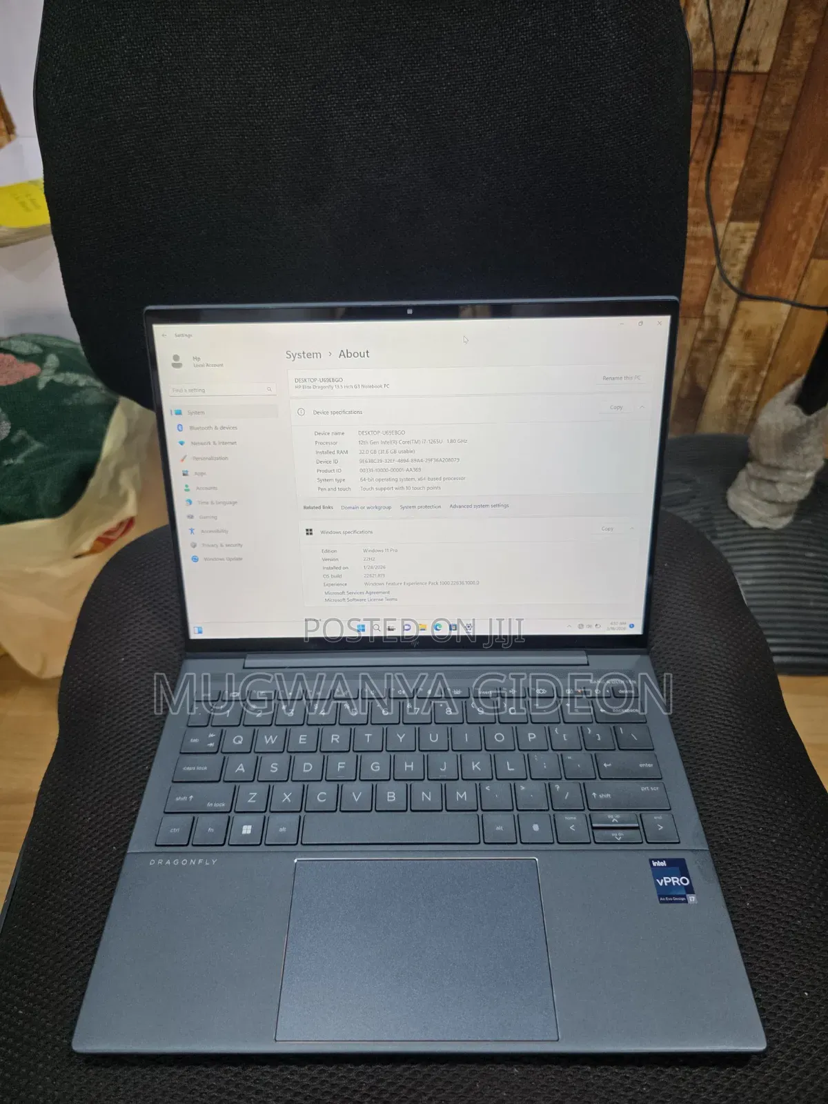 New Laptop HP Dragonfly G3 32GB Intel Core i5 SSD 512GB