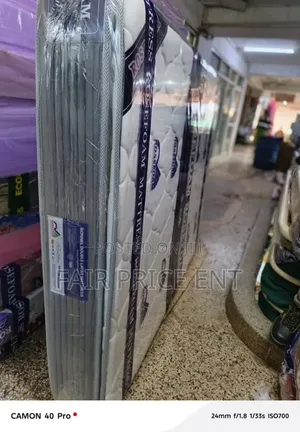 Spring Mattress Double Layer. 6*6*10inches.( White)