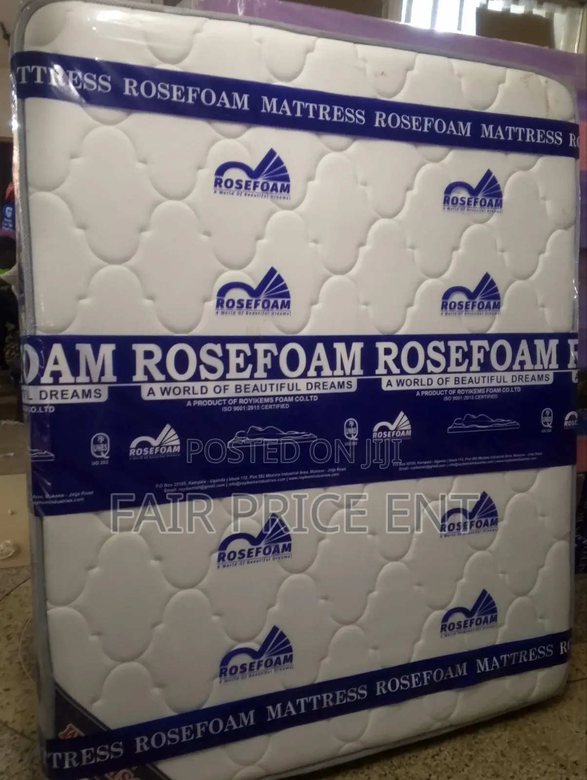 Spring Mattress Double Layer. 6*6*10inches.( White)