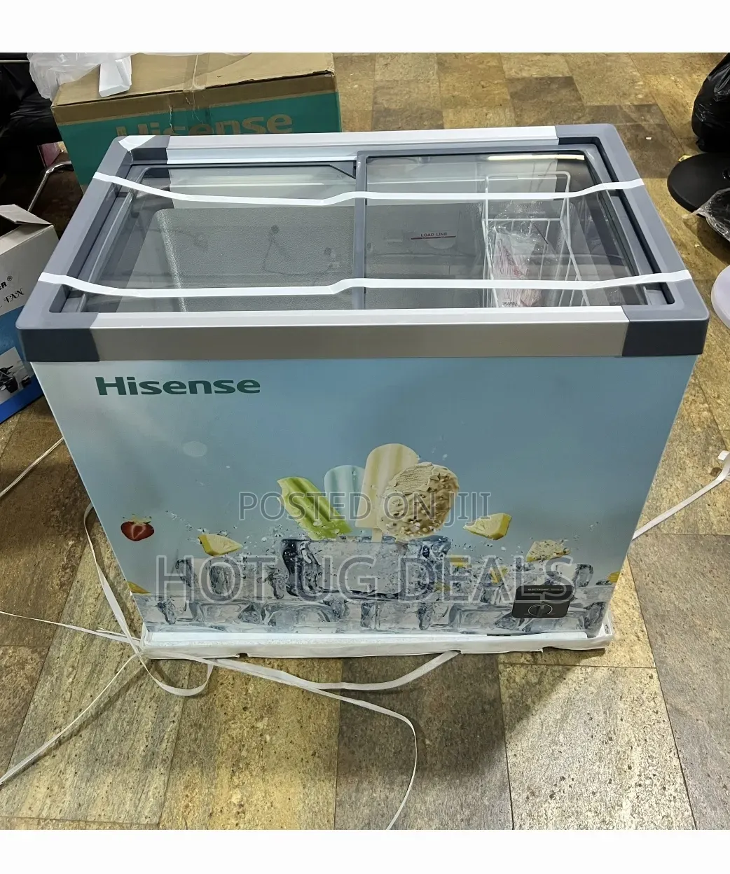 270L Hisense Commercial Ice Cream Display Chest Freezer