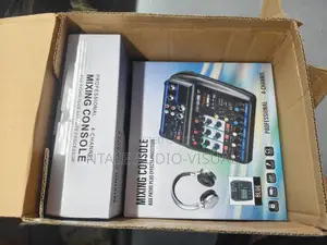 4-Channel USB Audio Mixer – Professional Sound Mixing Streaming