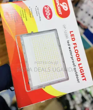 DPLIGHT 200W Solar LED Flood Light | Outdoor Security Light