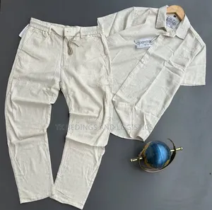 Men Linen Set 2 Piece