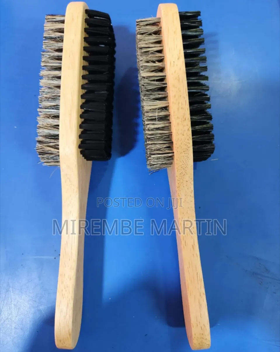 Double-Sided Wooden Grooming Brushes 2pcs